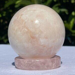 62mm Pink Banded Agate Sphere